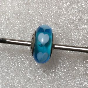 Glass bead charm